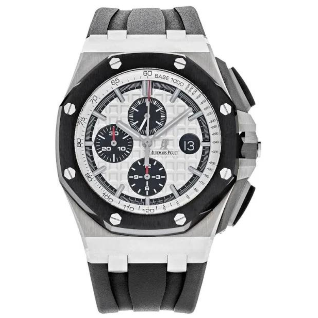 Audemars Piguet Royal Oak Offshore Chronograph Steel Silver Dial 2014