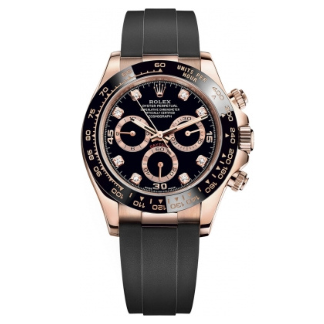 Rolex Daytona Rose Gold Factory Diamond Dial - 2021