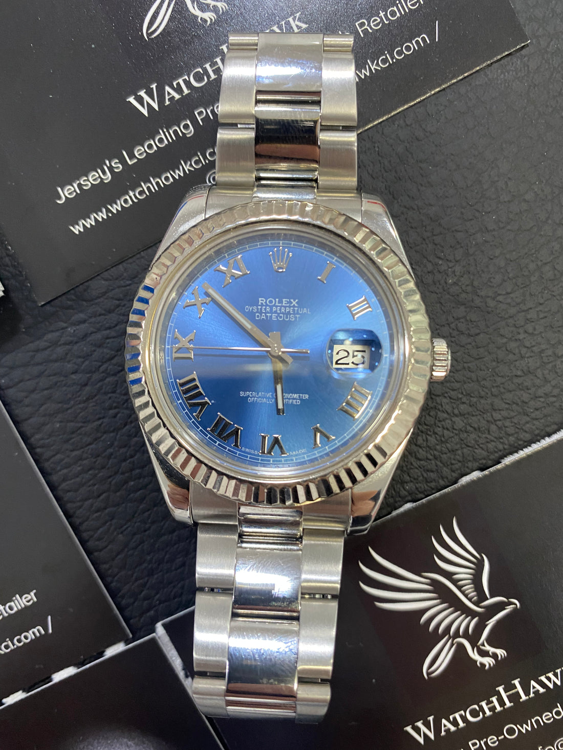 Rolex Datejust II - 41 ‘Azzurro Blue Roman’ Dial Oyster - 2013